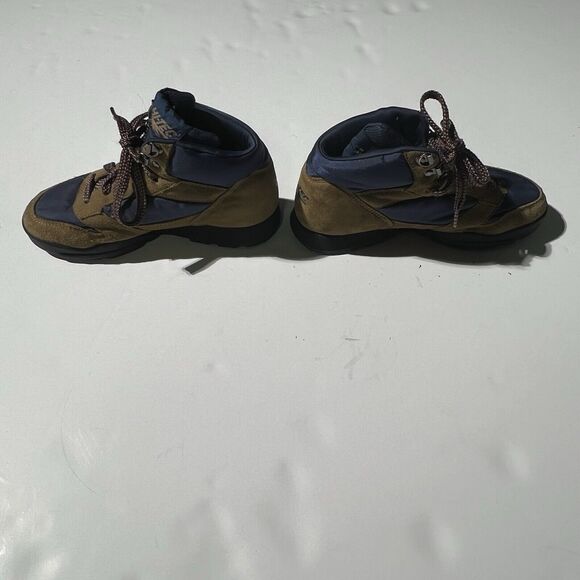 Vintage Hi-Tec Pecos Brown Blue Size 7 Lace Up Leather Hiking Shoes Boots main image 9